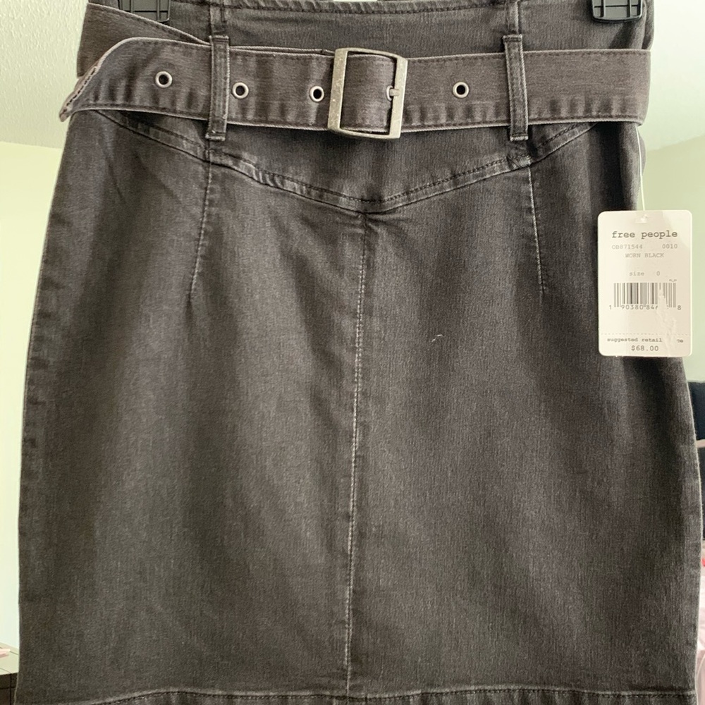 Free People Livin It Up Pencil Skirt 90s inspired